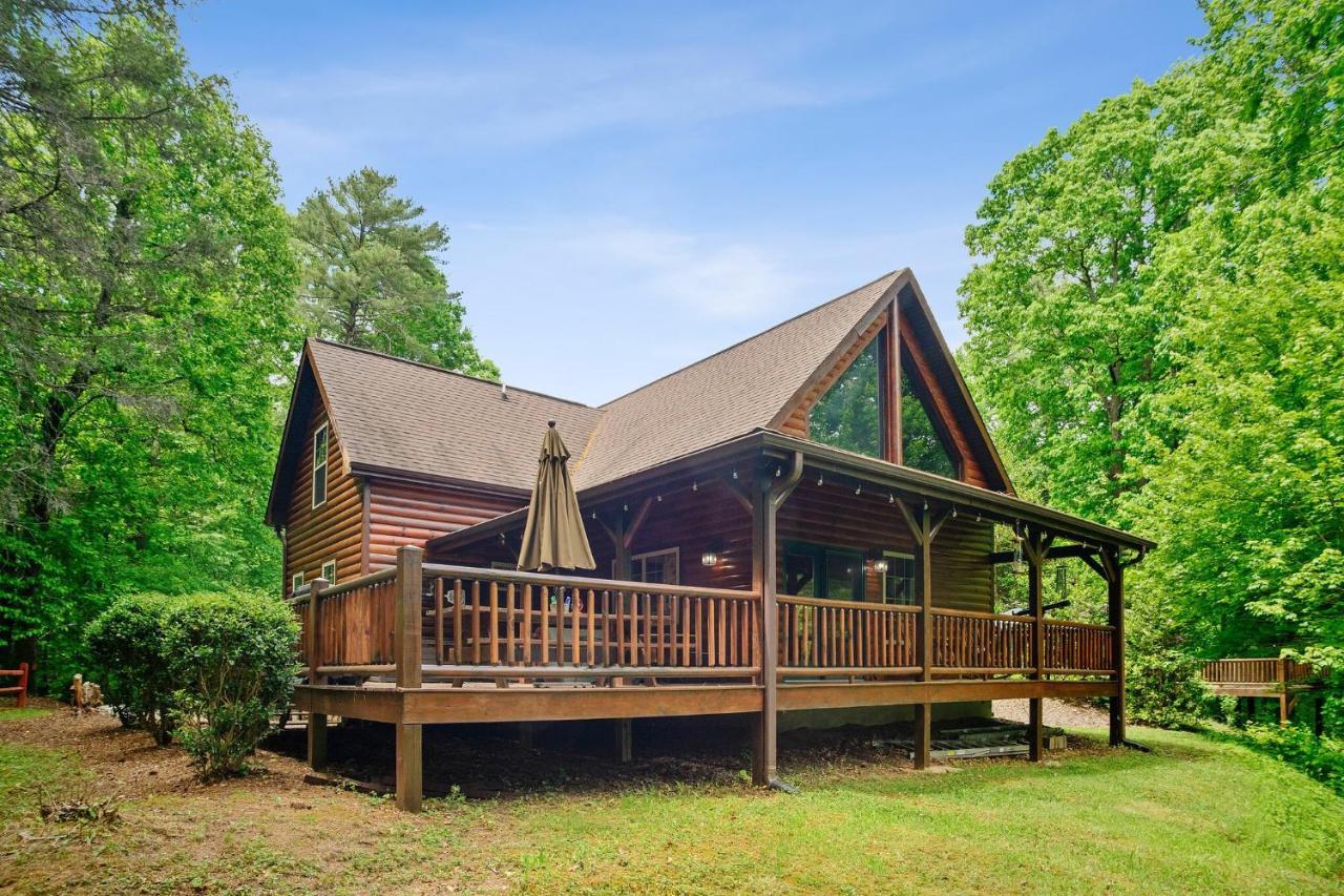 Tree Top Lodge - Gorgeous Lake Cabin With Hot Tub & Magnificent Views Of Forests And Mountains! Cabin Butler Extérieur photo