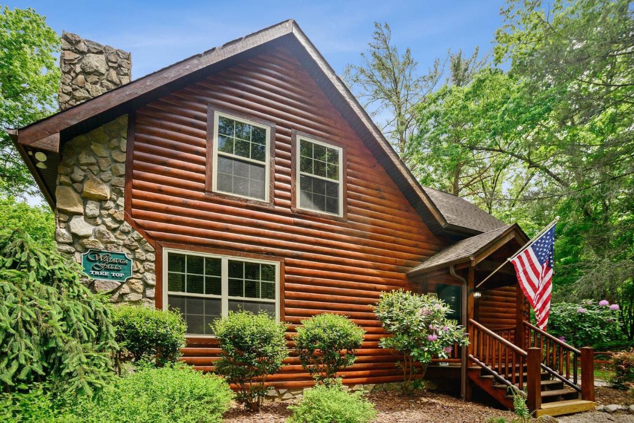 Tree Top Lodge - Gorgeous Lake Cabin With Hot Tub & Magnificent Views Of Forests And Mountains! Cabin Butler Extérieur photo